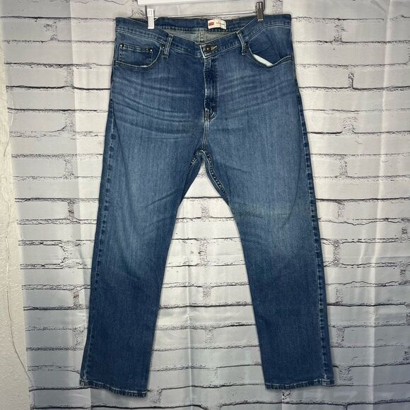 Wrangler Slim Straight Jeans 40x30 Men’s Streetwear Casual Travel Work Denim Y2K - Picture 1 of 16